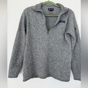 Patagonia unisex Zip-Up Sweater in Heather Gray